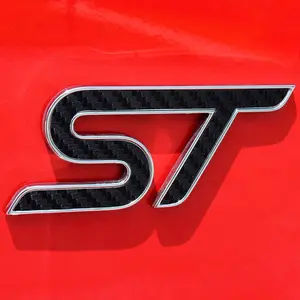 BocaDecals ST Carbon Fiber Emblem Decal Inserts For 2013-2019 Focus ST