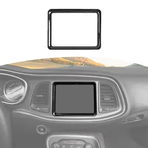 For 2015+ Dodge Challenger Inner Central GPS Navigation Trim car interior sticker cover Automotive