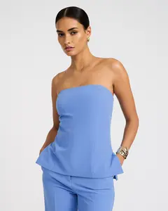 Express Signature Stretch Tailored Tube Top Express Signature Stretch Tailored Tube Top