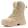 Men's Lace-Up Thick Warm Winter Snow Boots - Hike-Ready Outdoor Footwear with Imitation Microfiber Mesh, Thick and Warm Insulation, Anti-Slip TPR Sole, Durable, Wear-Resistant for Hiking (Ideal Black Gift)