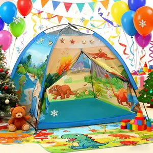 High-Quality Outdoor Tent with Cute Cartoon Pattern, Indoor and Outdoor Toy House Resthouse, Best Gift for Kids, Indoor Playhouse, Indoor Outdoor Playard