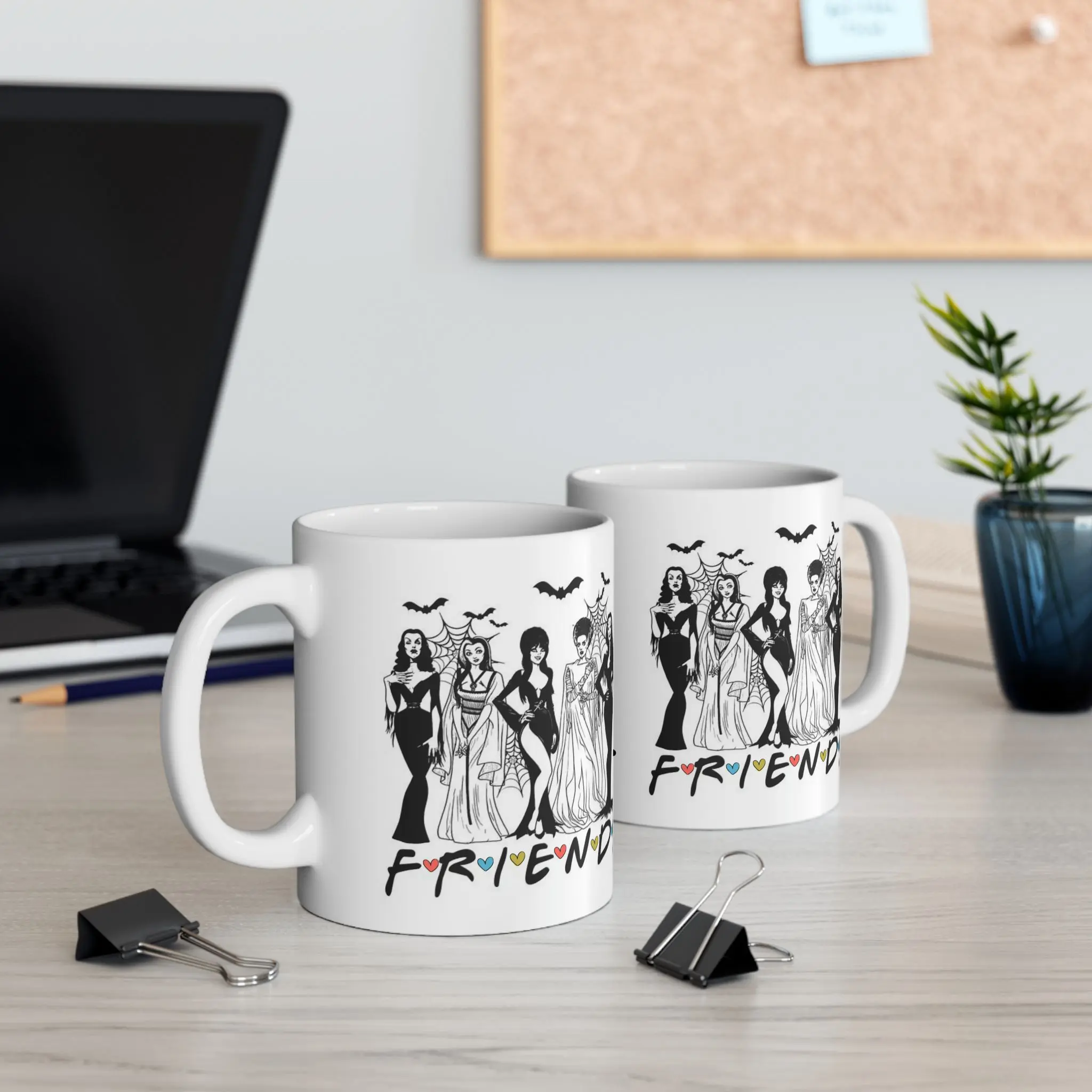 Morticia Gothic Friends Ceramic Mug