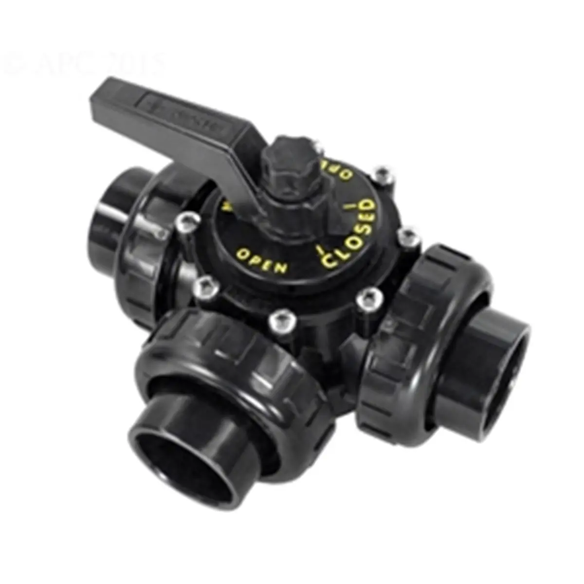 212 MAIN High Quality 1.5" 3-Port Unionized Valve - Pool Supplies for Aquatic Fitness Equipment, Swimming Pools