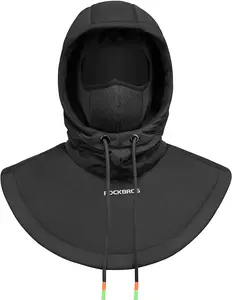 ROCKBROS Ski Mask for Men Women Winter Balaclava Ski Mack Thermal Fleece for Cold Weather Black