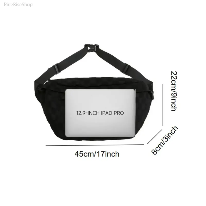 2026 New Simple Versatile Unisex Convertible Chest Pouch - Japanese Trendy Design, Multi-Wear as Crossbody, Backpack, Waist Accessory