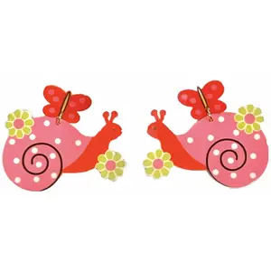 60s Snails and Butterflies Earrings