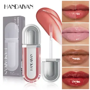 Handaiyan Mirror Finish Plumping Lip Gloss, Pure Desire Water Glow Lips, Single Item Liquid Lipstick, Non-Flammable, Ca Prop 65 Compliant