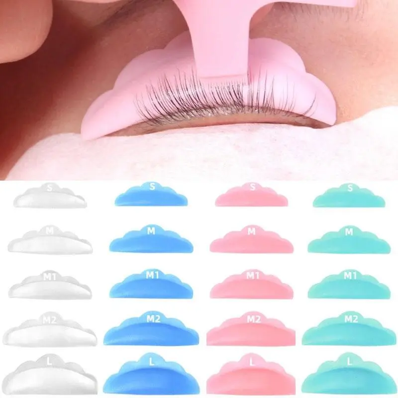 5 Pairs Eyelash Lifting Kit Silicone Lashes Perm Pad Eyelash Extension Lift Shield Rods 3D Lashes Curler Applicator Tools 2026 New