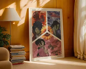 Samurai Champloo Anime Poster | Vintage Manga Art Print