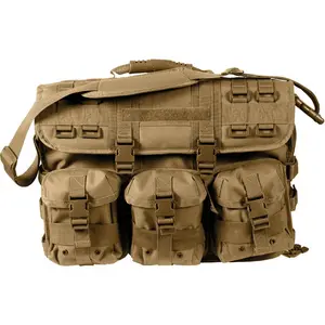 Coyote Brown - MOLLE Tactical Computer  Briefcase Bag