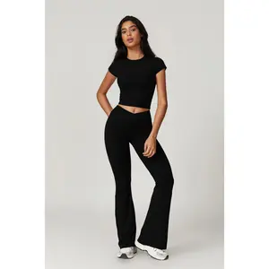 Cincinnati Black Flare + Top Set Womenswear Clothing Suits Comfort