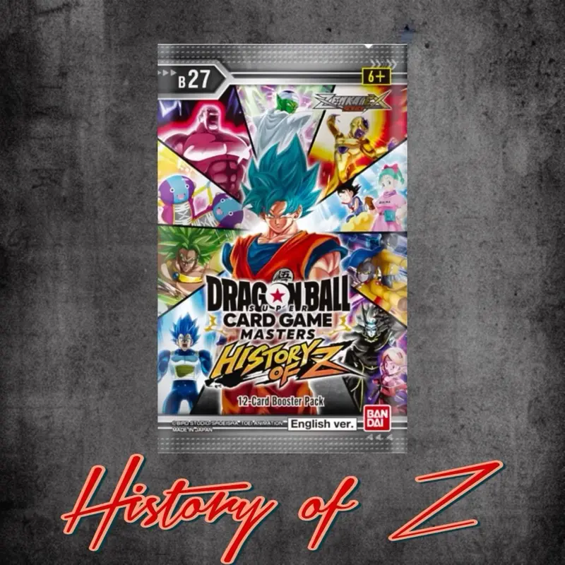 dragon ball history of z booster box DRAGON BALL MASTERS HISTORY OF Z BOOSTER BOX B27 24 Packs