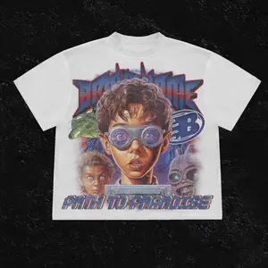 Y2K Graphic "Baby boy" Personalize Printed Oversized Tshirt Casual Crewneck 197