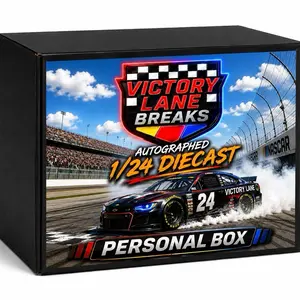 Personal Box Victory Lane Breaks Autographed NASCAR Driver 1/24 Diecast Collectible Racing Memorabilia