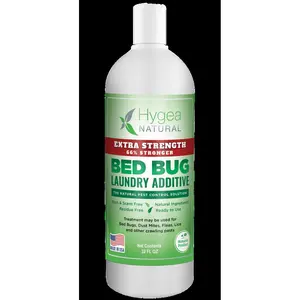 212 MAIN Hygea Natural EXT-1004X 32oz Scent-Free Extra Strength Bed Bug Laundry Additive Treatment, Household Cleaning
