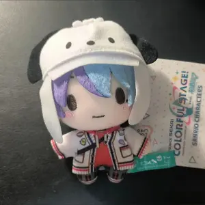 10cm Pjsk Plush Doll Toys Project Sekai Aoyagi Toya Stuffed Keychain Bag Pendant Shinonome Akito Backpacks Ornaments Toy Gift