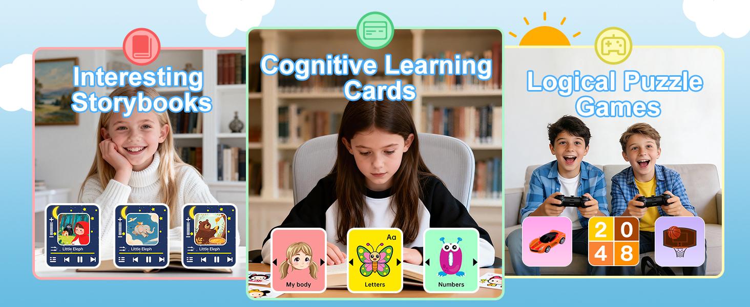 2026 Newest Smart Watch For Kids, 16 Built-in Games, No APP/Phone Needed,Full Touchscreen, Educational Game Watch forkids, Waterproof, Pedometer Sleep Tracker, Sport Modes Alarm GiftFor Girls Boys Age Purple