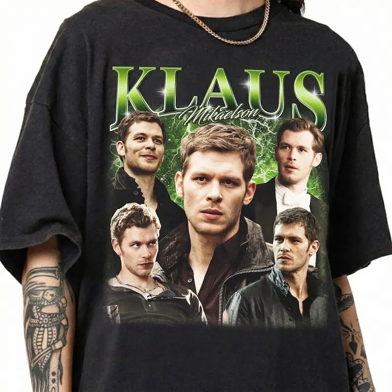 Klaus Mikaelson TShirt, Vintage 90s Graphic Tee Klaus Mikaelson TShirt, Vintage 90s Graphic Tee