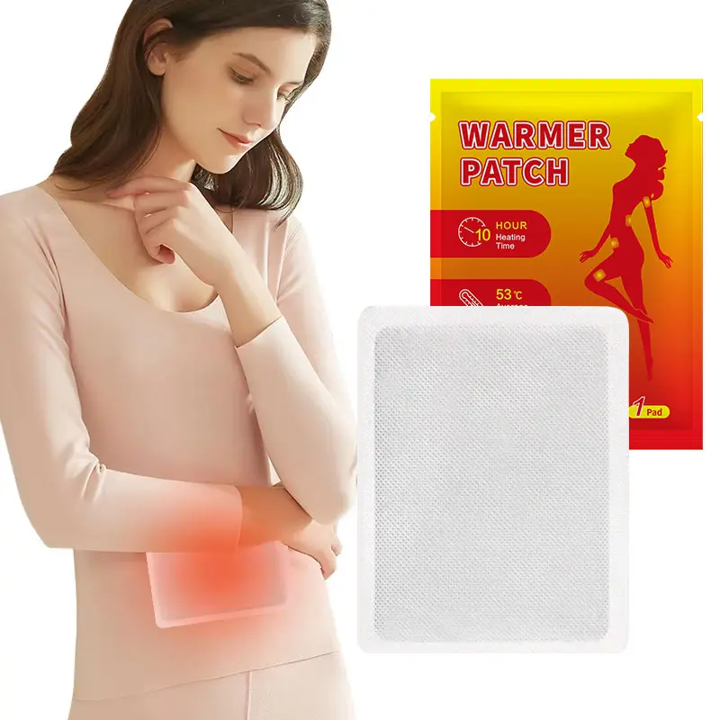 10-Piece Eco-Friendly Auto-Heat Thermal Hot Pack Compress, Air-Activated Adhesive Sports Patch for 10-Hour Relief of Menstrual Cramps, Outdoor Sports & Winter Warmth