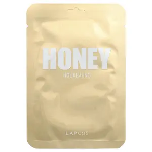 Lapcos Honey Daily Skin Beauty Mask, Nourishing, 1 Sheet, 0.91 fl oz (27 ml)