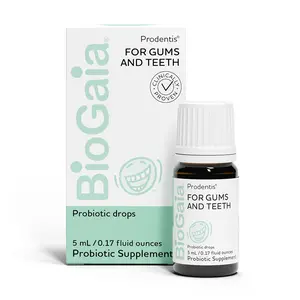 BioGaia Prodentis Dental Probiotic Drops for Gums & Teeth - Clinically Proven Oral Health Supplement - 5 mL Bottle