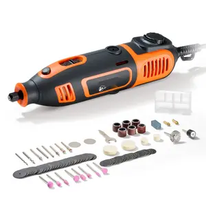 84-Piece Rotary Tool Kit, 200W Corded Rotary Tool, 6-Variable Speed From 8000 To 40000 RPM, Multi-Purpose DIY Accessories For Engraving, Sanding, Polishing, Carving, Grinding, Cutting, And Craft Projects
