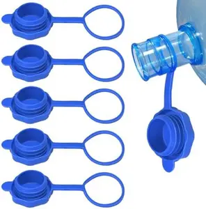 5 Pcs Gallon Water Jug Cap, Upgrade Reusable Replacement Caps, Non Spill Lids for 55mm Water Bottle