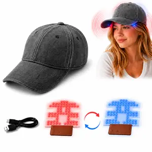 Multifunctional Massage Cap, Red and Blue Light Hair Regrowth Cap, equipped with 850nm infrared light technology to promote hair health and growth—a convenient hair care solution