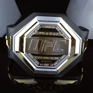 Championship Gold Belt Adult Size 1/1 Gold Belt Boxing Gym Souvenir Gold Belt Boxing Competition Figure