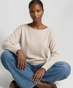 Basic Cashmere Boatneck Sweater