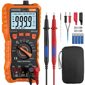 Multimeter 6000 Count - TRMS Voltmeter Multimetro Auto Multimeter Tester, NCV Detector DC AC Voltage Meter