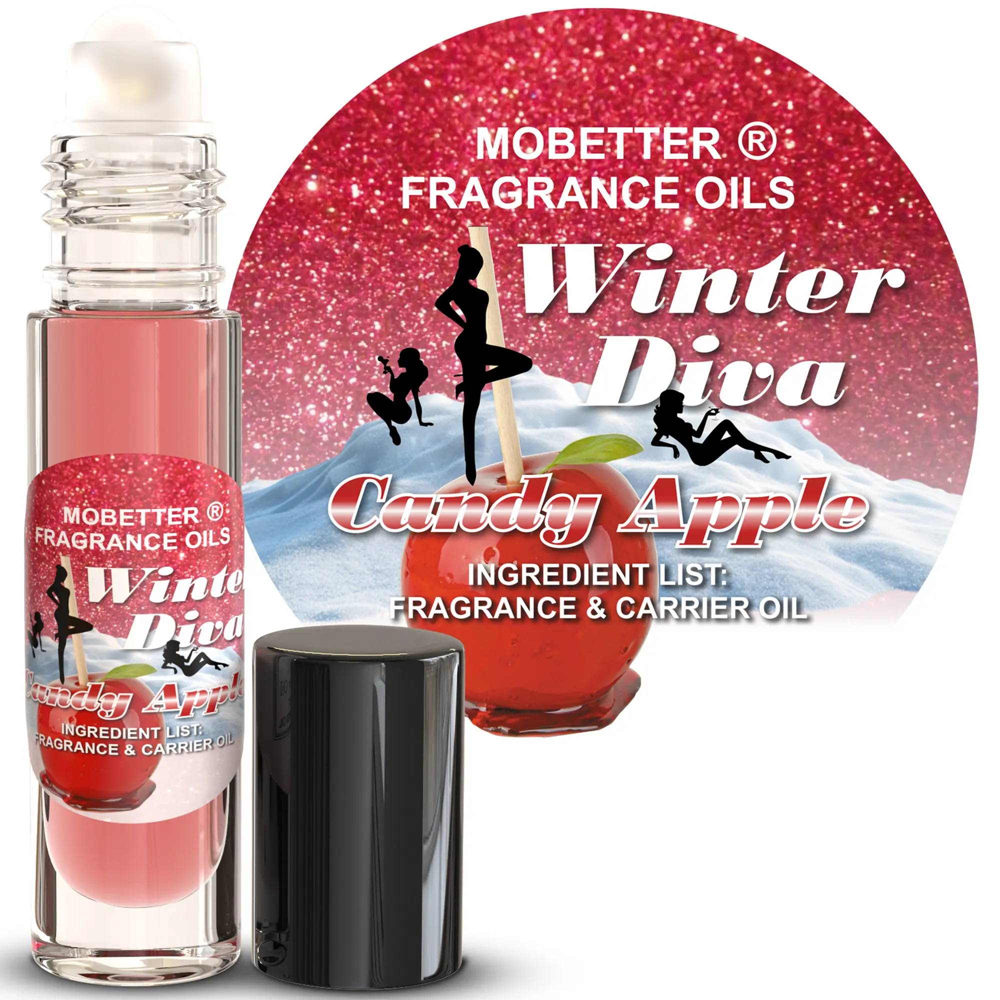 MOBETTER FRAGRANCE OILS Winter Diva Candy Apple Perfume body oil fragrance