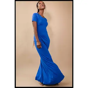 Tall T-Shirt Maxi Dress | Royal Blue