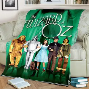 The Wonderful Wizard of Oz film08 patterned printed blanket, blanket for the living room, bedroom, office and lunch break, portable blanket suitable for all four seasons, holiday gift for family