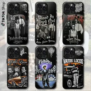 Vatos Locos Forever - Blood In Blood Out Phone Case, Retro Chicano Culture Phone Cover, Datos Locos Mexican Culture 1993 Movie 17 Air Pro Max