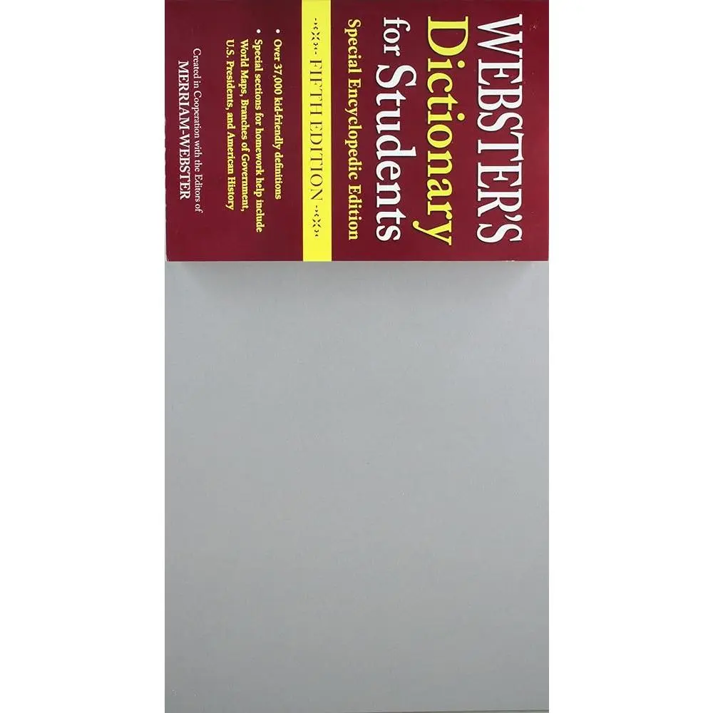 Webster's Student Dictionary - Special Encyclopedic 5th Edition, 37000 Definitions, Kid-Friendly, Updated Info, Value-Priced for Budget-Conscious Parents and Teachers