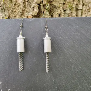 bullet shell earrings