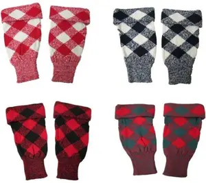 Traditional Scottish Kilt Hose Top Highlanders Clothing Scotland Socks Top Woven Wool