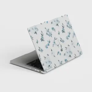 Bouquet Blues Floral Laptop MacBook Cases, Protective and Premium