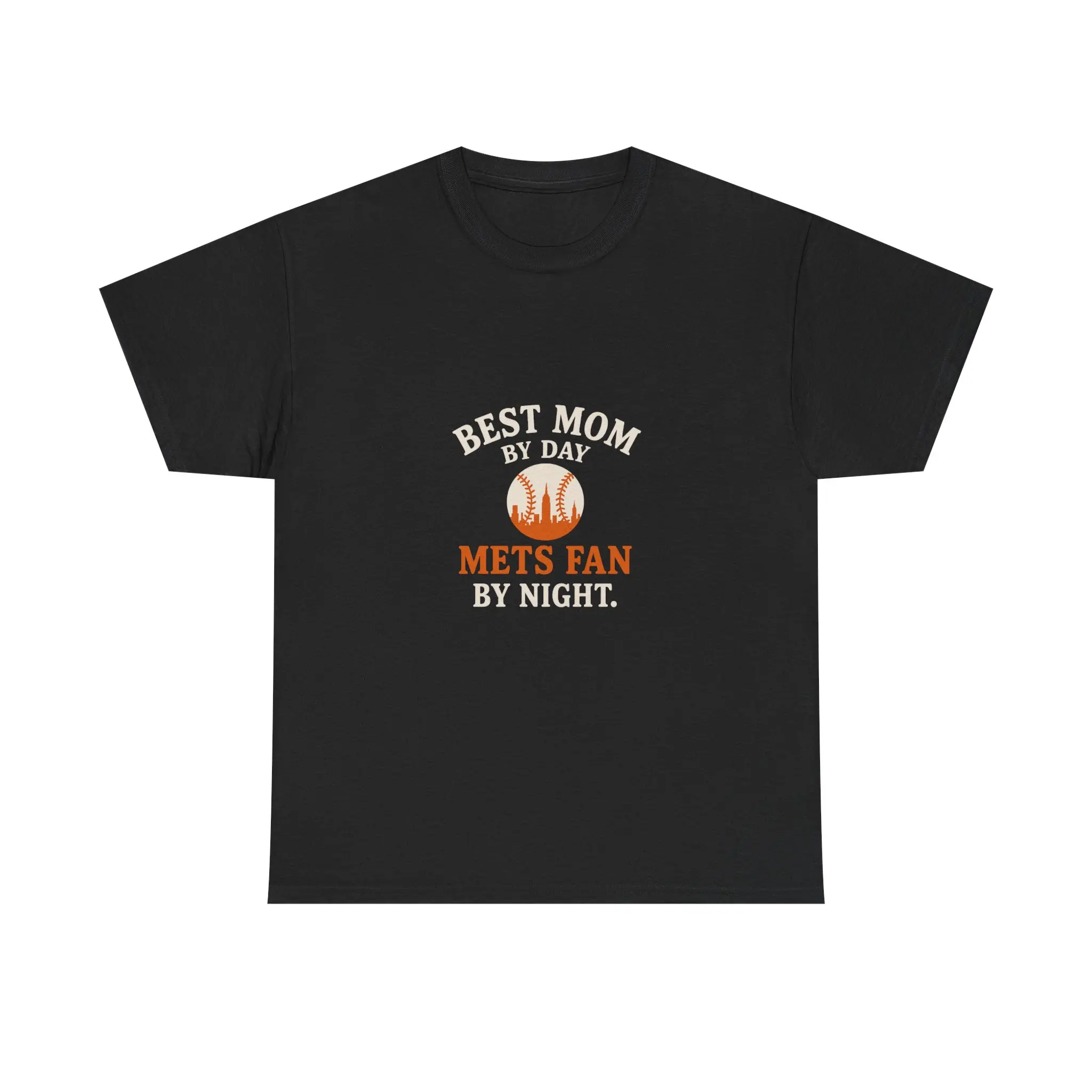 Best Mom Mets Fan Unisex Heavy Cotton Tee - Perfect Gift for Baseball Lovers - Mothers Day Gifts