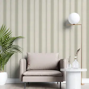 Striped Self-Adhesive Wallpaper, Removable & Reusable Home Decor Sticker, Ideal for Living Room Bedroom Kitchen Bathroom Door Stairs