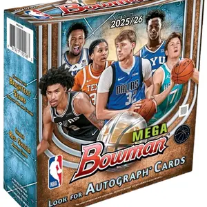 (1) 2025/26 Bowman Basketball Mega Box--(See description/pictures for more details). Sports Collectible Trading Cards Box/Pack