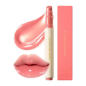 Honey Melting Lip Balm – 02 Fig | Korean Lip Tint & Plumper Gloss with Natural Glow