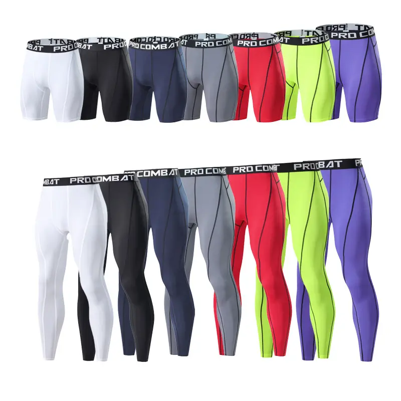 [Same-Frequency]Men's PRO COMBAT Sports Compression Tights - Multi - Color Options
