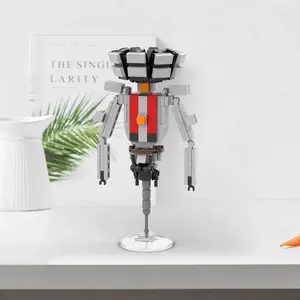 177 Pieces Mechanical TV Shape Building Blocks, Assemble Mecha Model, Educational Toy for Boys, Desktop Decoration