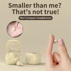 Single Ear Mini Wireless Headphones, Unisex High-Style Smart Earbuds, Perfect for Daily Use & On-The-Go Listening