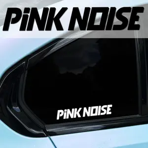 2PCS/SET Cool Personalized Sticker For Stationery, Personal Small Items, Decor Details "PINK NOISE" bold decor Daily with personalized dynamic texture Details convey love for cool personalized style Inject cool personalized dynamic soul into items