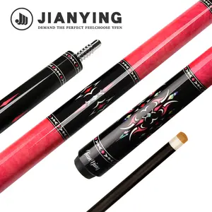 JIAN YING YFEN Carbon Fiber Billiard Cue 58 Inch 11.5/12.5mm Tip Strong Stability High Performance Pool Cue for Home & Club Use