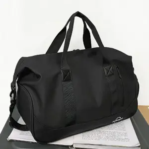 Large Capacity Sports Gym Bag, Waterproof Shoulder Backpack, Wet Pocket and Shoe Compartment, Ideal for Swimming and Basketball