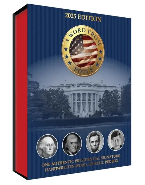 2025 A Word From POTUS Sealed Box - 1 Authentic Presidential Signature Card Per Box Collectible Edition